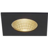 SLV Patta I LED recessed light angular, matt black