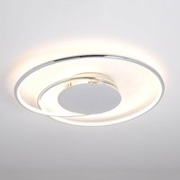 Lindby LED-taklampa Joline, Ø 46 cm, kromfärgad, metall