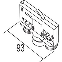 Ivela adaptateur triphasé 220-240 V 10 kg, argenté