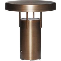 HÜBSCH BringMe Mini LED rechargeable table lamp, brass, 20 cm