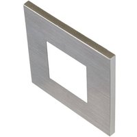 Hera Applique encastrable LED Wall F, gris, 0,9 W, 7,5 x 7,5 cm