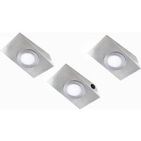 Evotec Keili LED under-cabinet lights x3, 2 settings