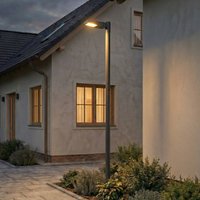 Arcchio Nefarius LED outdoor light, 250 cm, dark grey, IP65