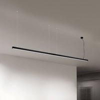 ORION LED-taklampa Bounce, svart, längd 113 cm, CCT, aluminium