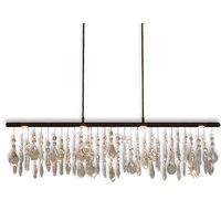 Menzel Anteo - LED hanging light, crystal elements