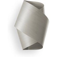 LZF LAMPS LZF vägglampa Orbit, grå, bredd 19 cm, trä