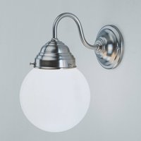 Berliner Messinglampen Applique Larry nickel mat