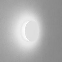 Egger Licht EGG DLS LED-vägglampa Orbit, vit, Ø 25 cm, aluminium, 2.700 K