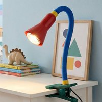 Trio Lighting Färgad bordslampa Couleur med klämfot