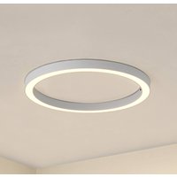 Lucande LED-taklampa Neor, vit, Ø 60 cm, CCT, dimbar
