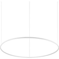 Ideallux Ideal Lux Suspension LED Oracle Slim blanc 3.000 K Ø 150 cm