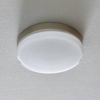 BEGA 12128 LED ceiling light DALI 930 steel 26cm