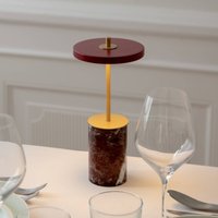 UMAGE lampe à poser LED rechargeable Asteria Move Mini, rouge, 26 cm IP44