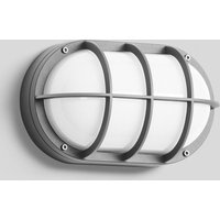 Bega 22835 LED-utomhusvägglampa E27 30x18cm silver