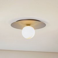 EMIBIG LIGHTING Ceiling lamp solar, black/opal, 1-bulb