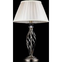Maytoni Grace table lamp 1-bulb brass/beige
