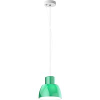 Suspension Nemo Lorosae, verte, Ø 20 cm, verre, E27