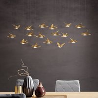 EGLO Stars of Light LED hanging light Paratebueno brass 17-fl