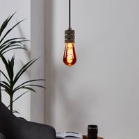 EGLO LED-lampa ST64 E27 4W 2 000 K filament koppar