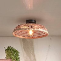 GOOD & MOJO Pantanal ceiling light, natural/red
