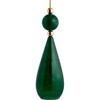 EBB and FLOW Smykke L pendant light gold ivy green