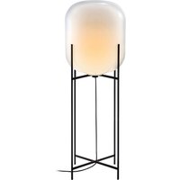 pulpo golvlampa Oda Big, vit/svart, höjd 140 cm