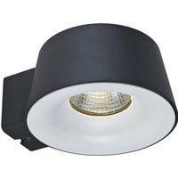 MEGATRON LED-utomhusvägglampa Sibu, antracit, 3.000 K, IP54