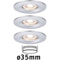 Paulmann Nova mini inbyggnadsspot 3-pack IP44 krom