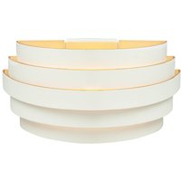 HighLight Scudo vägglampa, vit, bredd 25 cm, aluminium, G9