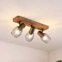 Lindby Ineska spot plafond à 3 lampes, angulaire