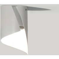 Knikerboker Hué LED-taklampa 12x21cm vit