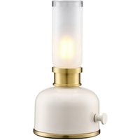 PR Home LED-bordslampa Frida, beige, höjd 22 cm