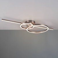 Trio Lighting LED-taklampa Montilla fjärrkontroll nickel