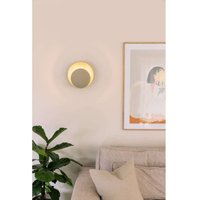 Globen Lighting ORBIT wall light, beige, Ø 30 cm