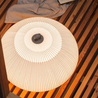 Vibia LED floor lamp Knit 7492 beige Height 51 cm 927 Casambi