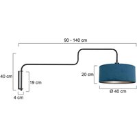 Bloeba wall lamp, /, projection , velour