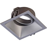 Komfortowa oprawa wpuszczana, kątowa, aluminiowa