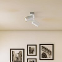 SIGMA Zoom ceiling spotlight, 2-bulb, white