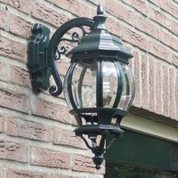 Outdoor wall light Andrew hanging lantern green