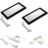 Hera LED sous meuble Sky variateur par 2 3 000 K noire