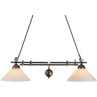 Menzel Year 1900 linear pendant light - two-bulb