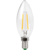 Megaman Ampoule bougie LED E14 3W filament clair, blanc chaud