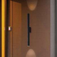 Viokef Applique d'extérieur LED City, hauteur 60 cm, noir, métal