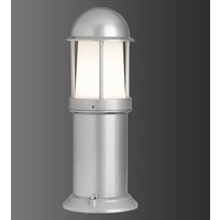 LCD Marco pillar light made of aluminium, silver