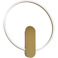 Viokef Zaklin LED wall lamp, gold-coloured, height 45 cm, metal