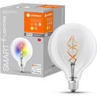 LEDVANCE SMART+ WiFi filament globe RGBW E27 4.5 W