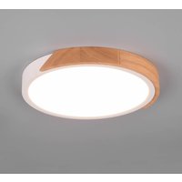 Reality Leuchten LED-taklampa Jano, Ø 31,5 cm, 3 000K, vit