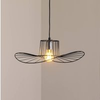 Opviq Pendant light Tel, black, Ø 50 cm, metal