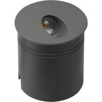 Mantra Iluminación Luminaire encastrable LED Aspen IP65, rond, gris foncé