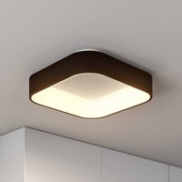 Arcchio LED-taklampa Aleksi, 45 x 45 cm, svart, CCT